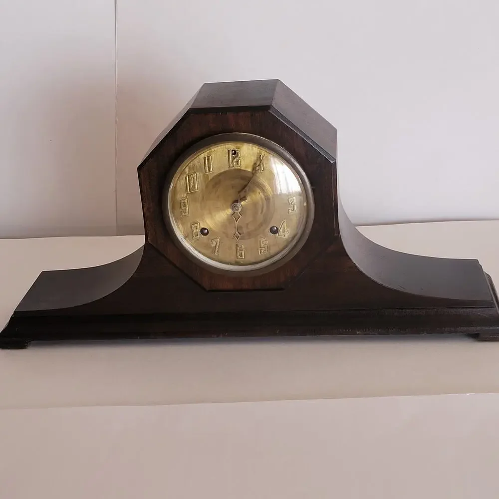 Vintage Antique New Haven Harmoniste Mantle Clock Harmony Duo Chime